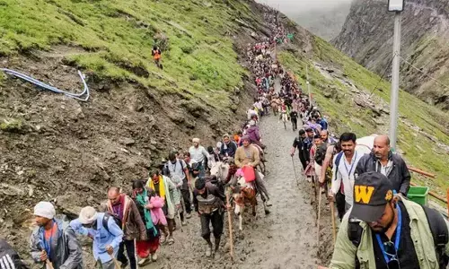 Amarnath Yatra suspended due to heavy rain