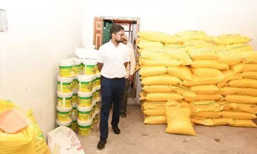 There are sufficient fertilizer stocks in the district - farmers should take only as much as they need - District Collector Adarsh Surabhi