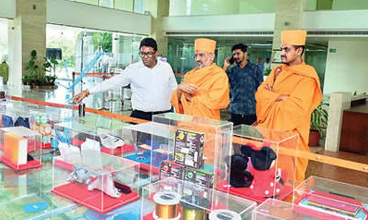 Akshardham spiritual gurus visit Sri City Akshardham spiritual gurus visit Sri City