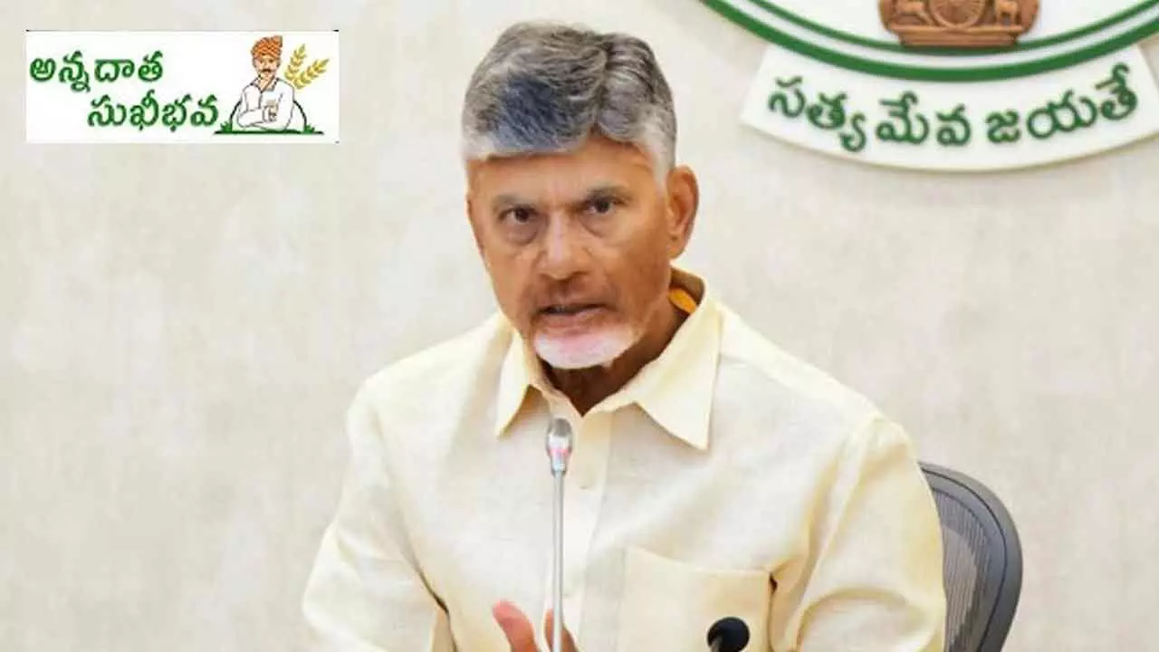 Chandrababu to launch Annadata Sukhibhav scheme in Prakasam today Chandrababu to launch Annadata Sukhibhav scheme in Prakasam today