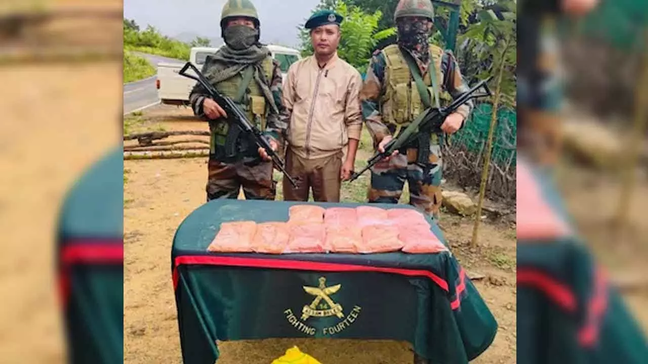 Drugs worth around Rs 350 cr seized in Mizoram, 1 arrested Drugs worth around Rs 350 cr seized in Mizoram, 1 arrested