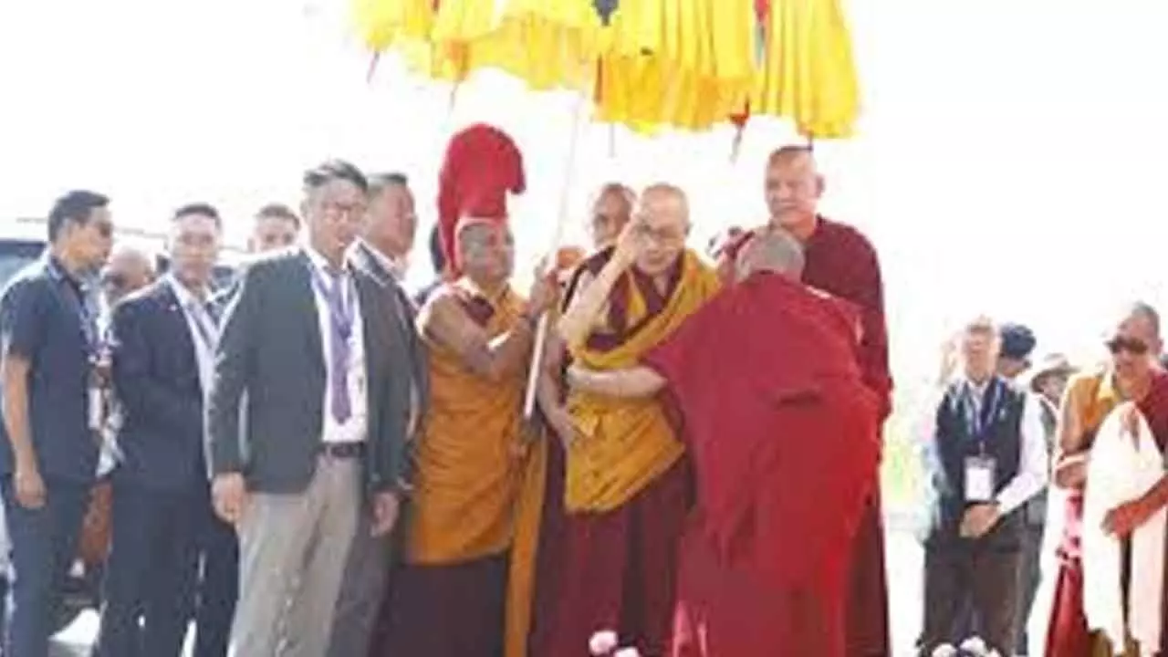 Dalai Lama lays foundation stone of new Chowkhang Vihara monastery in Ladakh Dalai Lama lays foundation stone of new Chowkhang Vihara monastery in Ladakh