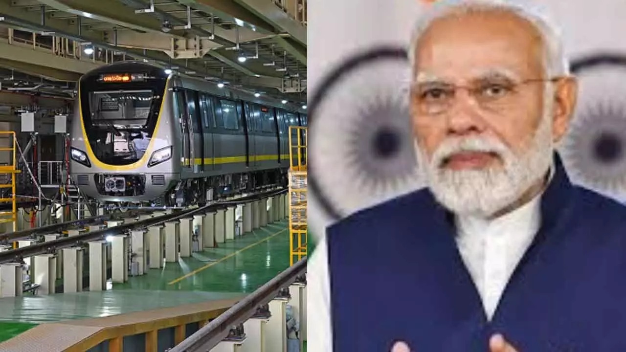 PM Modi to inaugurate Bengalurus Yellow Line Metro on Aug 10 PM Modi to inaugurate Bengalurus Yellow Line Metro on Aug 10