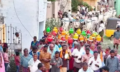 With 101 Bullocks and Pots of Krishna Water, Jallapuram Villagers Pray for Rain in Unique Ritual