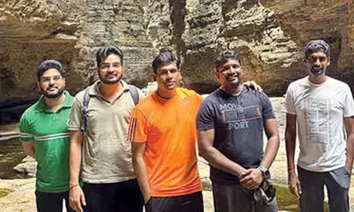 Collector visits sacred Tumburu Theertham