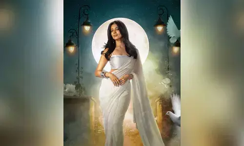 Malavika Mohanan’s traditional avatar unveiled from ‘The Raja Saab’