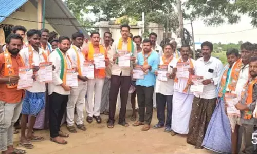 BJP Launches Maha Sampark Abhiyan in Uppal Village to Highlight Central Government Achievements