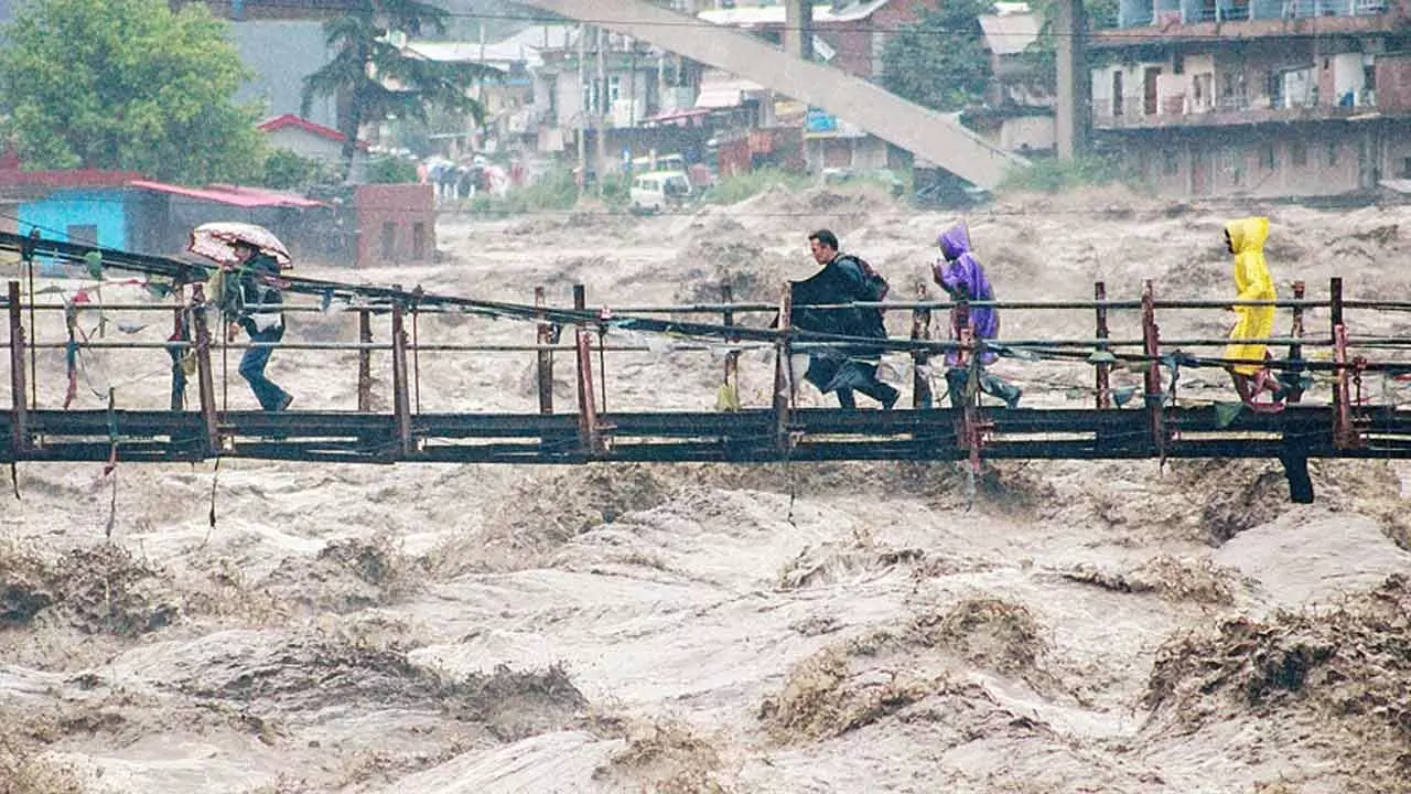 Rain wreaks havoc in north