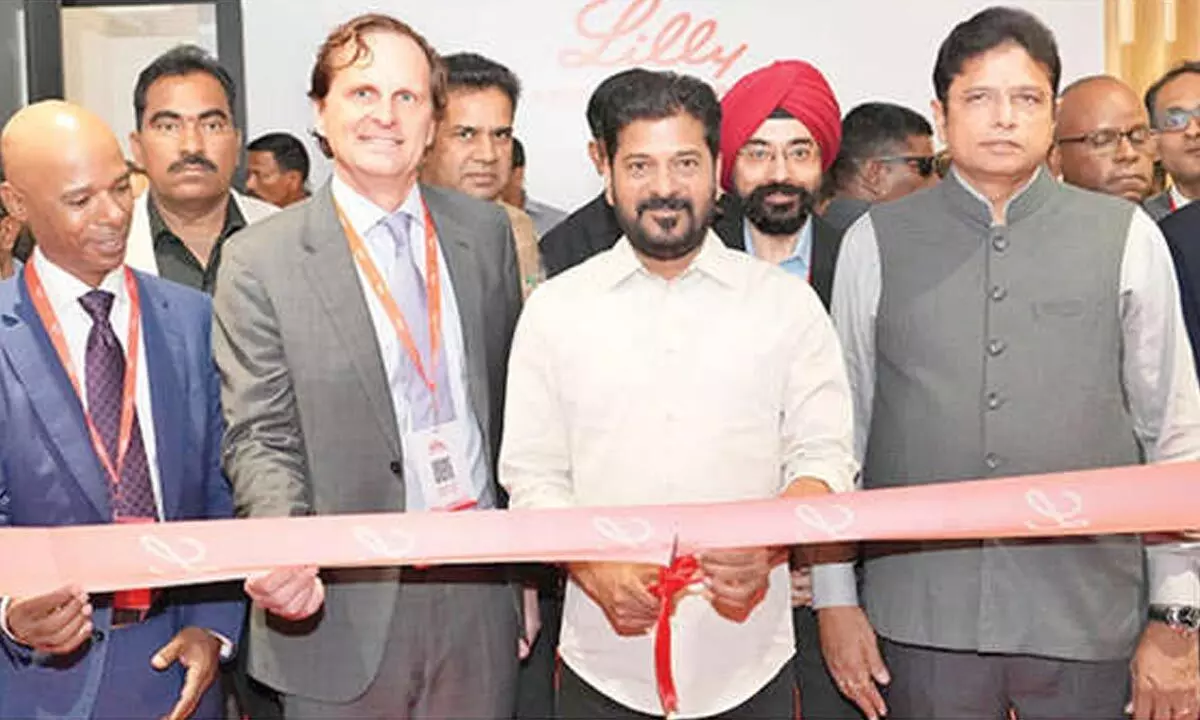US pharma major Eli Lilly opens tech center in Hyd US pharma major Eli Lilly opens tech center in Hyd