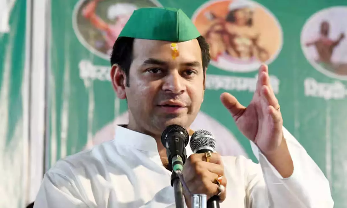 Lalus son Tej Pratap announces formation of coalition of 5 minor parties to contest Bihar polls Lalus son Tej Pratap announces formation of coalition of 5 minor parties to contest Bihar polls