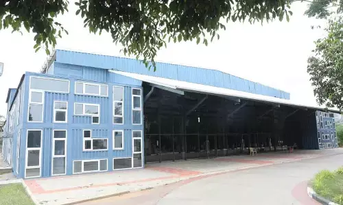 Mohan Babu University Builds India’s First Container Stadium with ₹30 Cr Investment Using Repurposed Shipping Containers