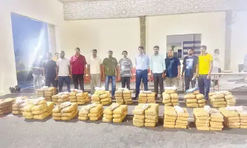 In major drug bust, cops seize 847 kg ganja worth Rs 4.2 cr, arrest two