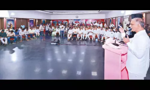 BRS in damage control mode as Harish exposes chinks in KLIS report