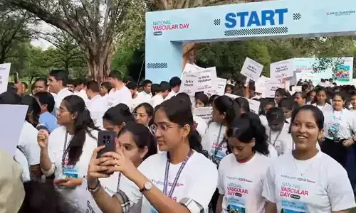 Walkathon conducted in Hyderabad on Vascular Health Awareness