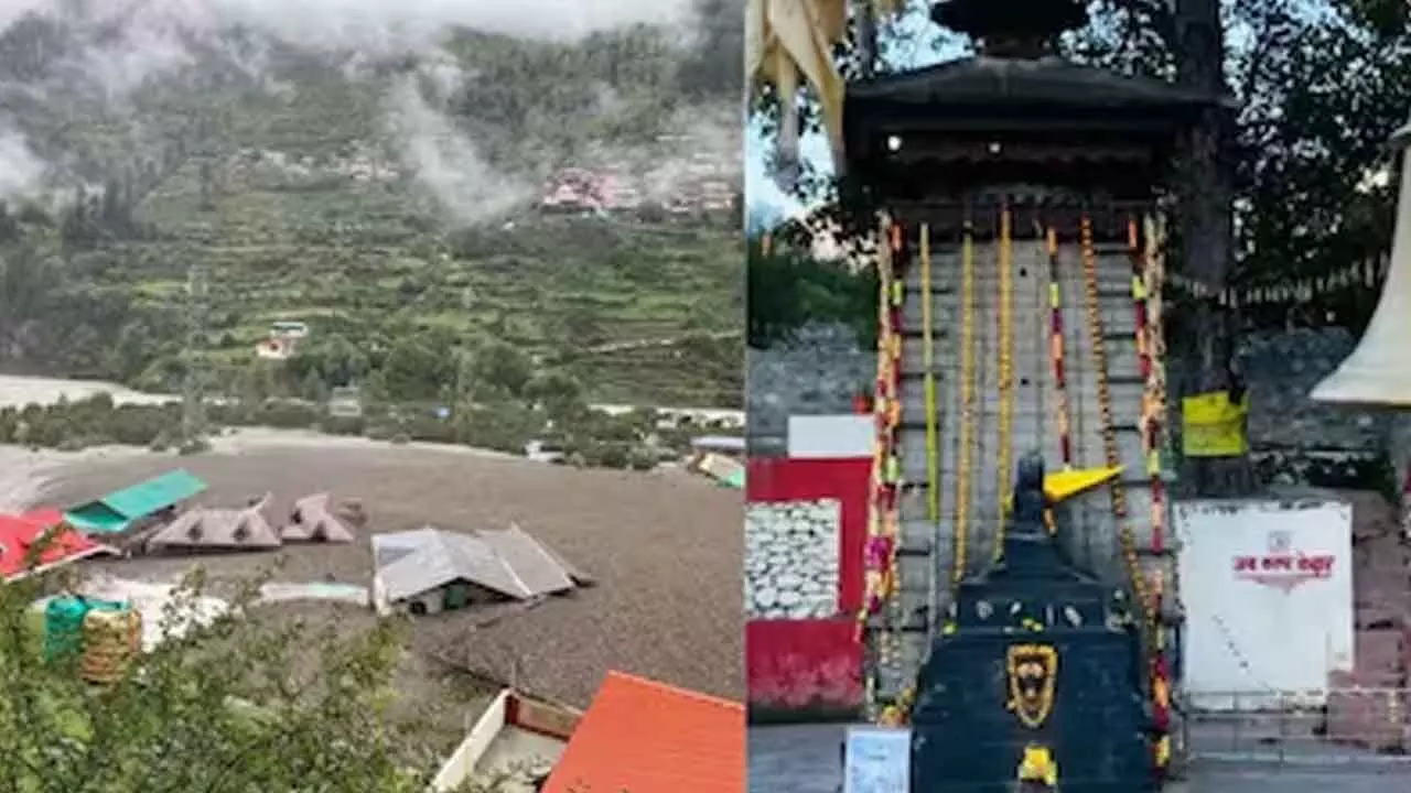 Ancient Kedar temple buried Ancient Kedar temple buried