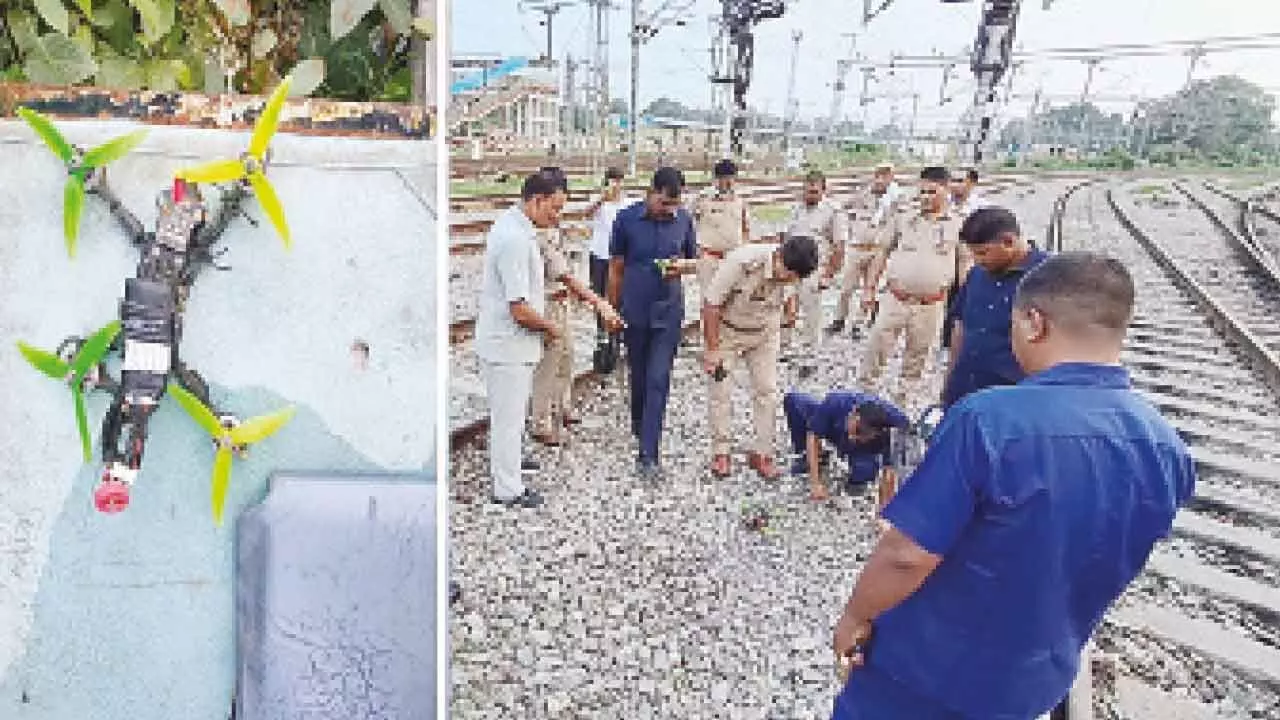 Drone crashes near Varanasi Rly Station