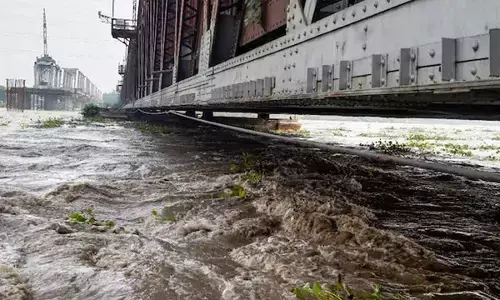 Rivers recede but still above danger mark