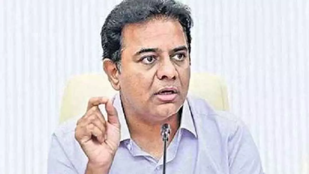 Cong spent more in promoting Kamareddy Declaration than implementing it: KTR Cong spent more in promoting Kamareddy Declaration than implementing it: KTR