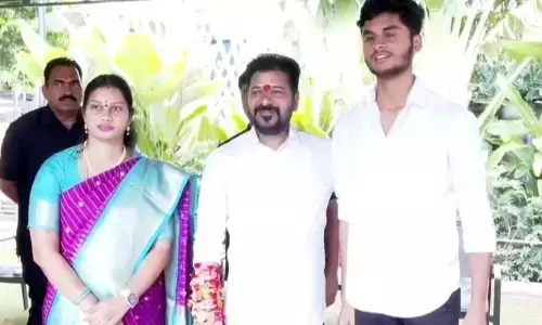 Sarithamma Ties Rakhi to CM Revanth Reddy, CM Wishes Happiness and Empowerment for All Women