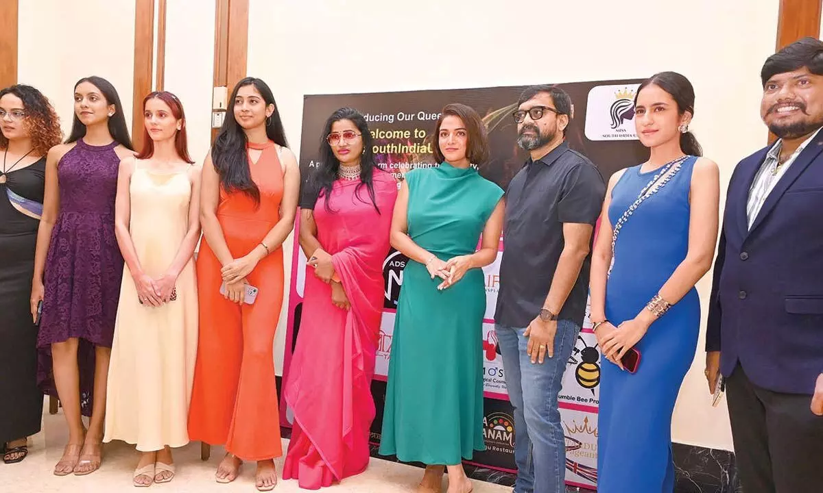 Wamiqa Gabbi launches project Miss South India UK in Hyderabad Wamiqa Gabbi launches project Miss South India UK in Hyderabad