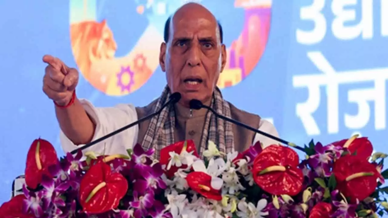 None can stop India from becoming a leading power: Rajnath Singh rebukes Trump-led hostile trade tactics None can stop India from becoming a leading power: Rajnath Singh rebukes Trump-led hostile trade tactics