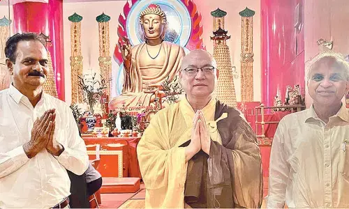 New York Buddhist monk evinces interest to visit Nagagarjunakonda