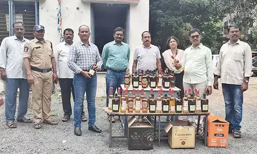 Liquor seized from former army officer