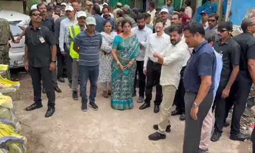 CM Revanth Reddy Visits flood affected areas in Hyderabad amid rains