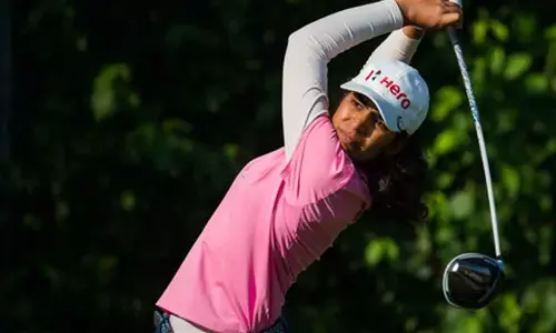 Diksha fights back to even par, lies 13th in London