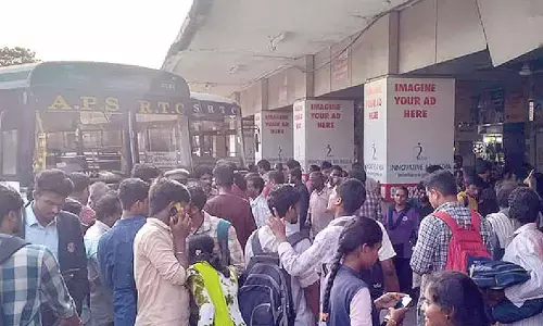 RTC bus rams into bus complex, kills one