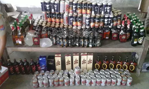 Illegal liquor valued at Rs 54 lakh seized from Ahmedabad