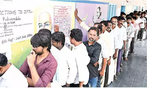 polls largely peaceful