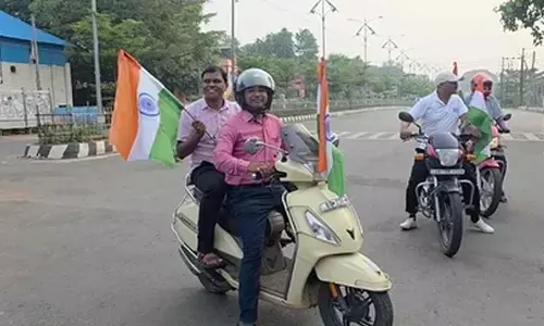 Tiranga bike rally in Odishas Sambalpur ahead of I-Day to ignite national pride among citizens