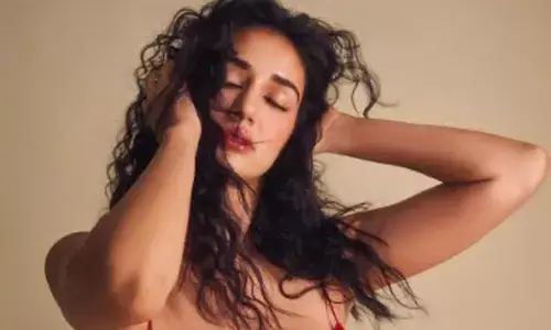 Disha Patani stuns in red