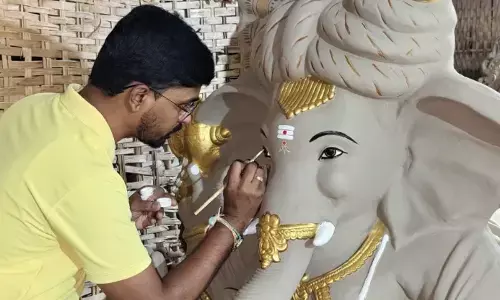 Clay over POP: Mahabubnagar Youth Leads Eco-Friendly Ganesh Idol Movement