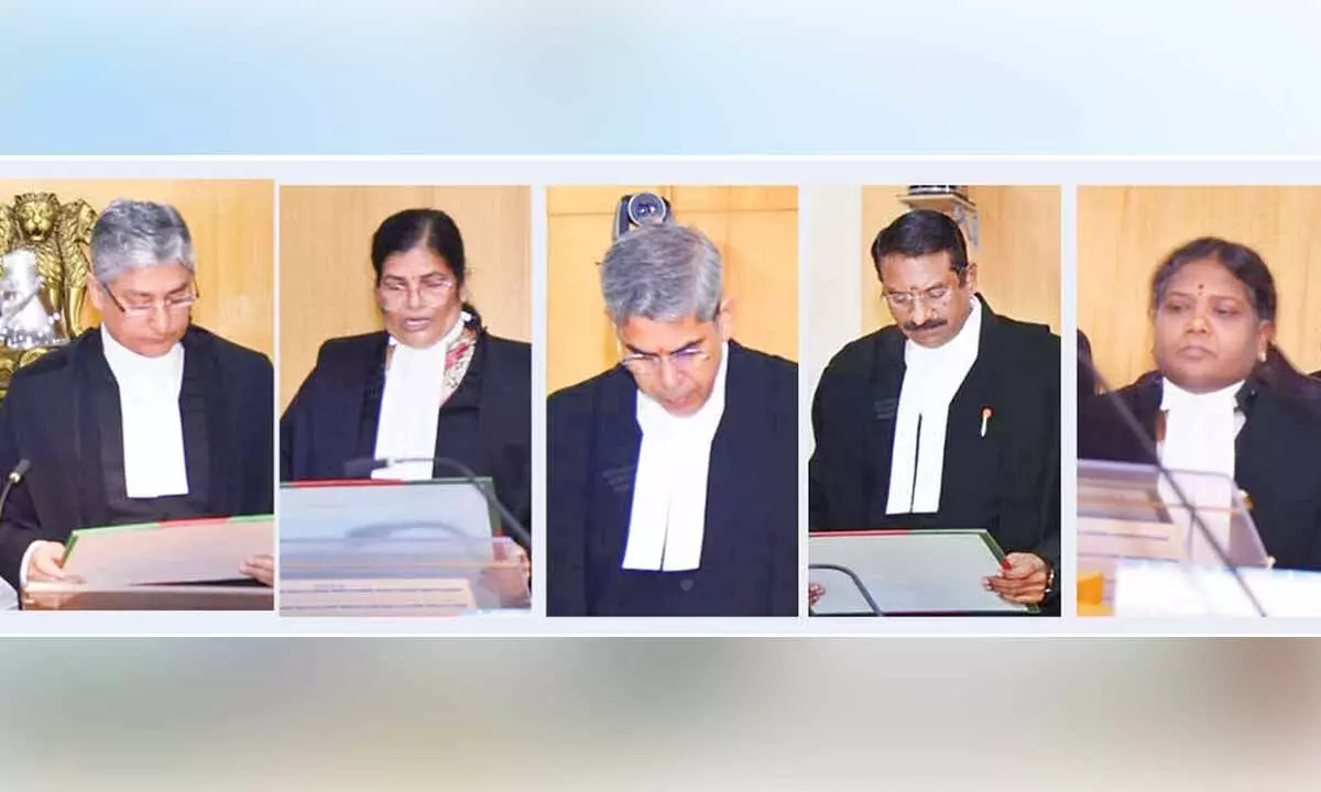 4 AP High Court judges sworn in