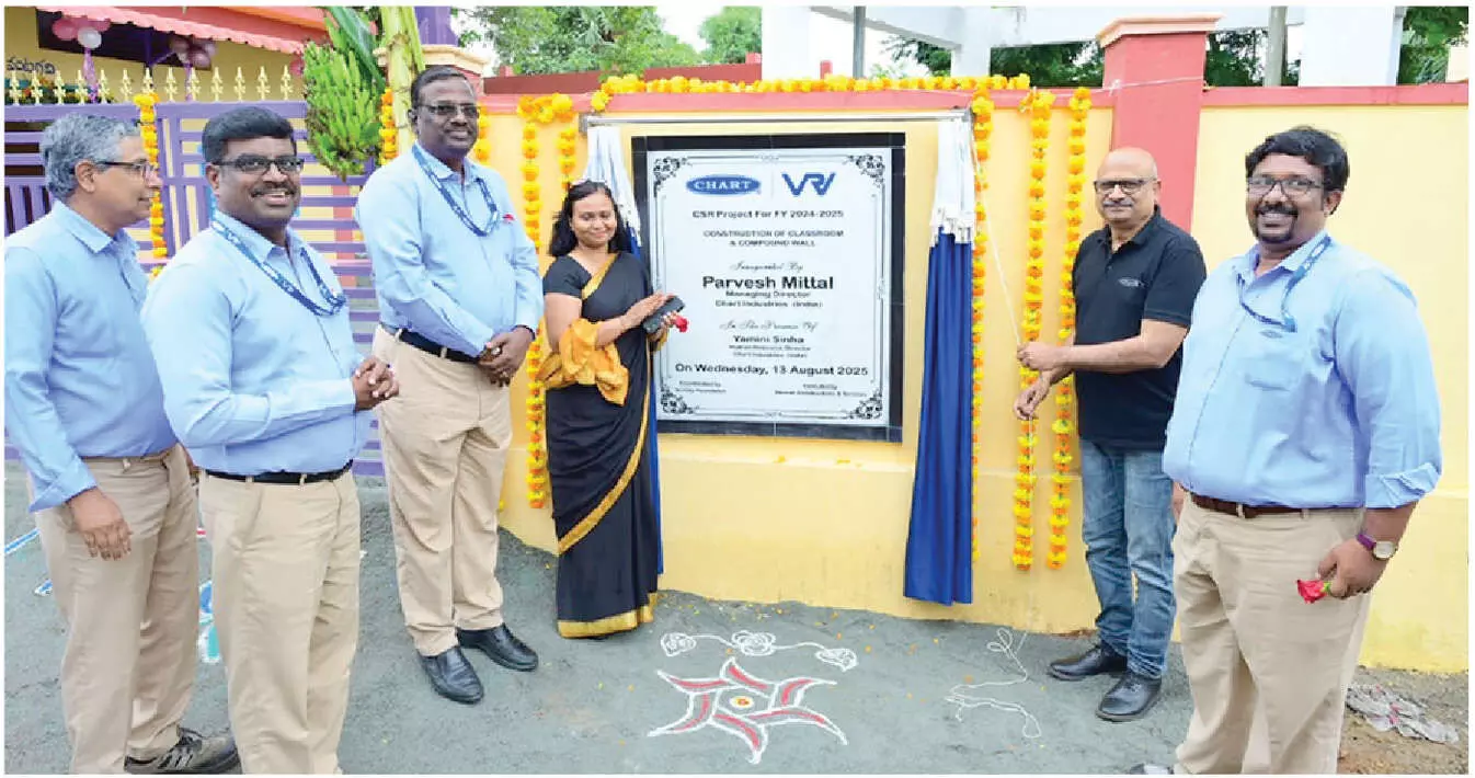 Chart-VRV extends support to local school