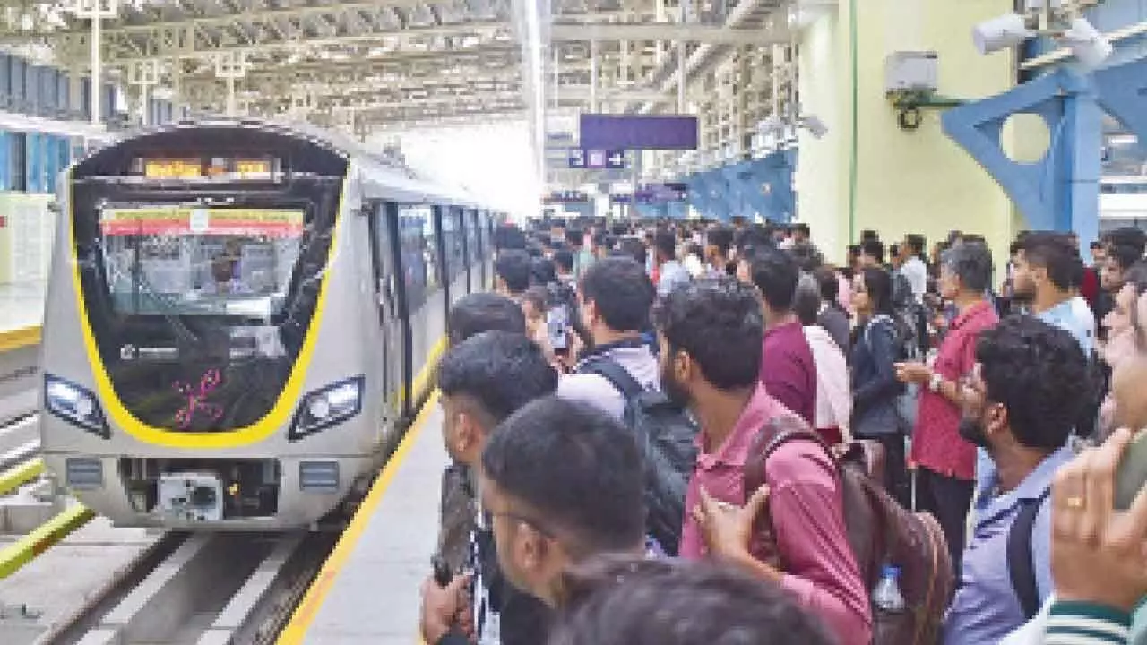 Yellow Line boosts Namma Metro ridership past one million mark