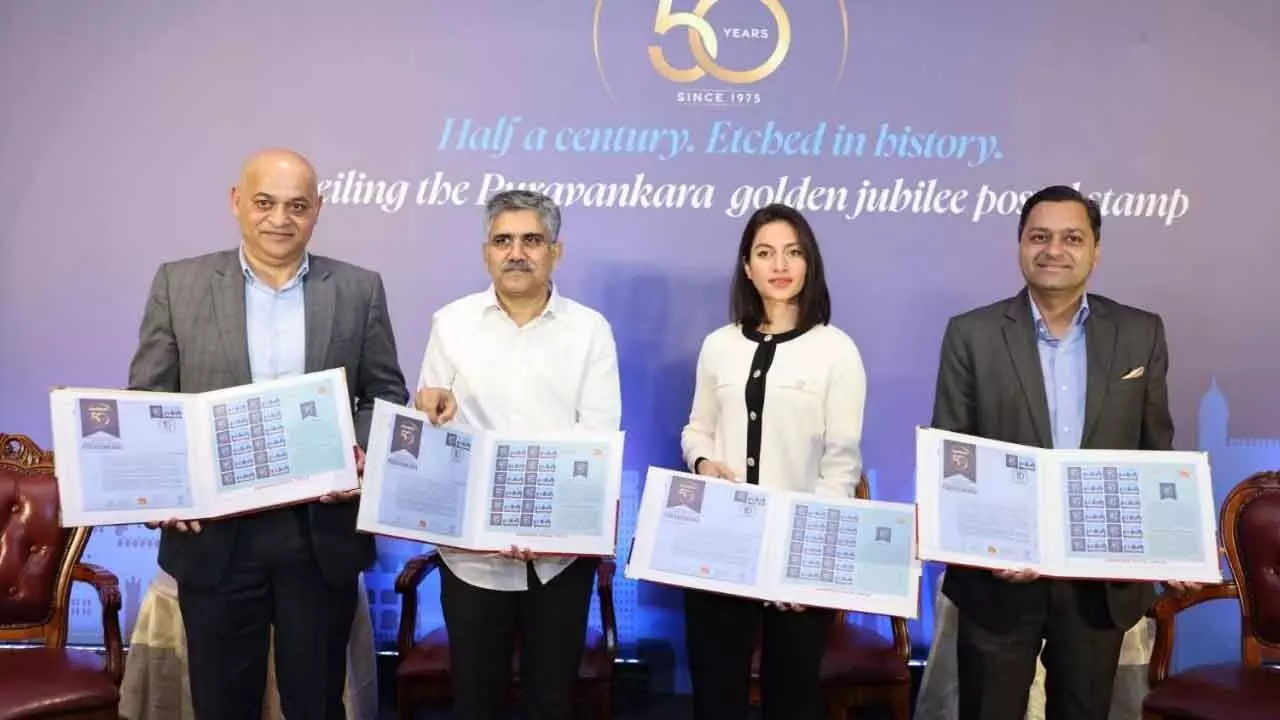 India Post releases customised stamp of realtor Puravankara