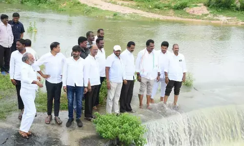 MLA inspects flood situation