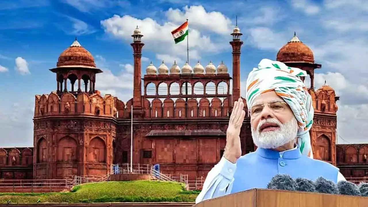 Modi to hoist tricolour for 12th time at Red Fort