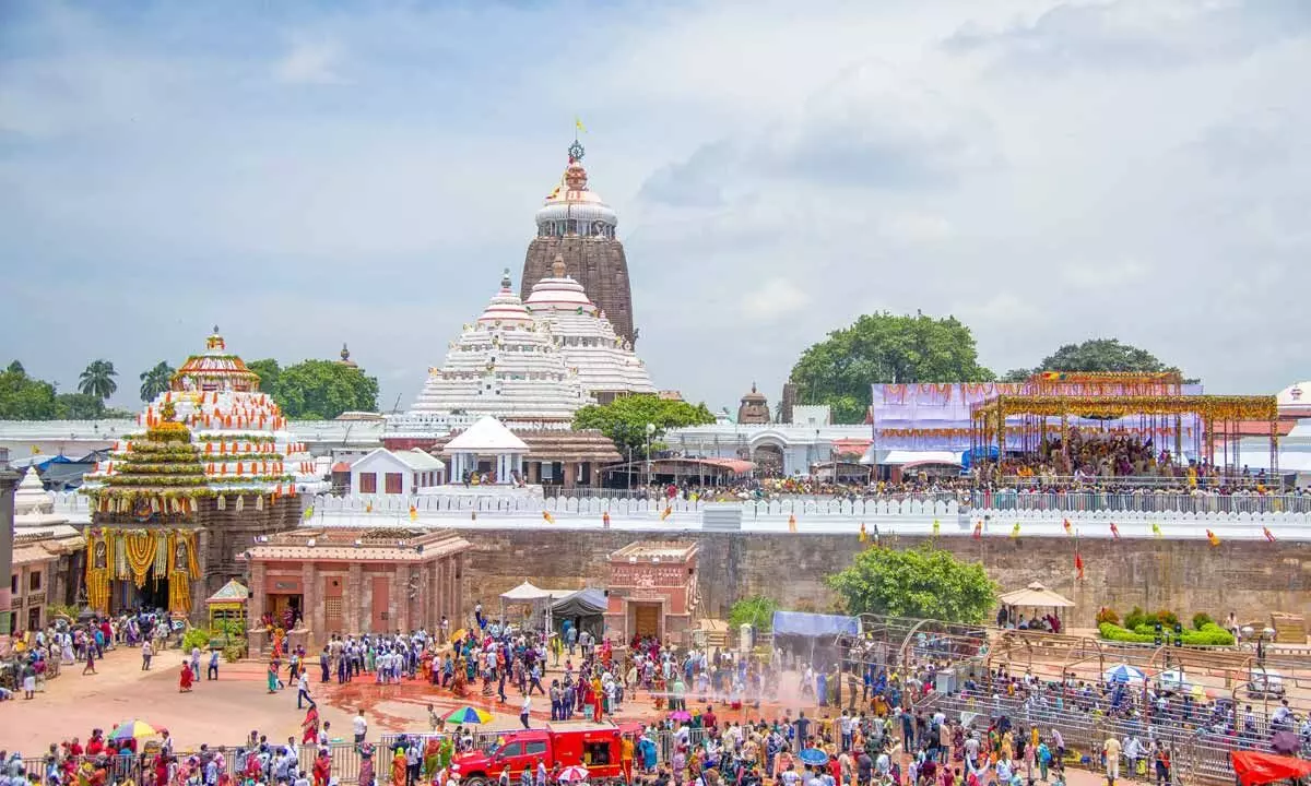 Mentally ill man held for issuing threat to Puri temple Mentally ill man held for issuing threat to Puri temple