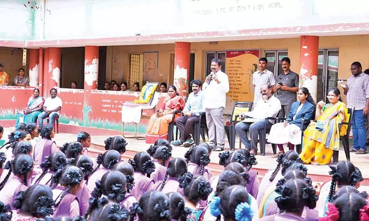 Girl selected for KYEXS programme felicitated Girl selected for KYEXS programme felicitated