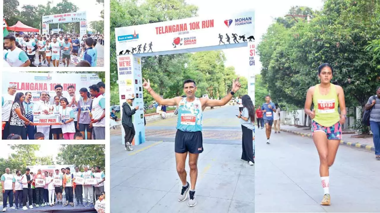 Telangana 10K Run Unites 2,000 Runners to Promote Organ Donation