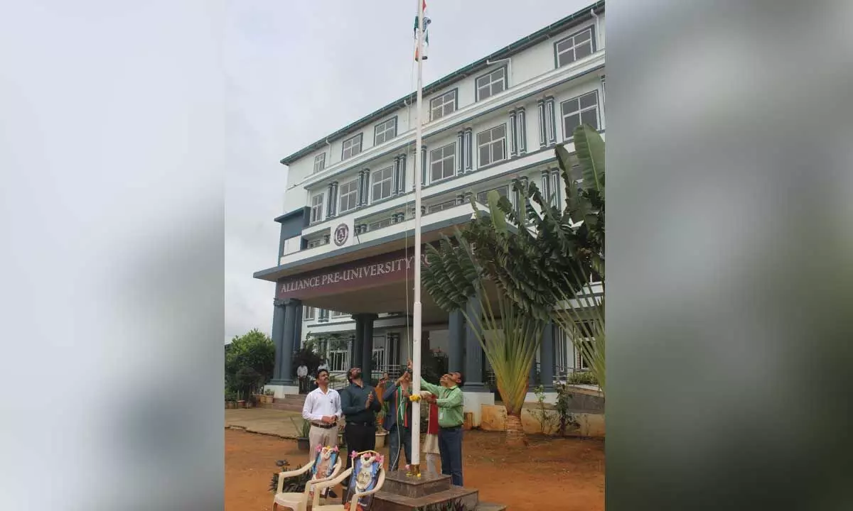 Alliance PU College Celebrates India’s 79th Independence Day