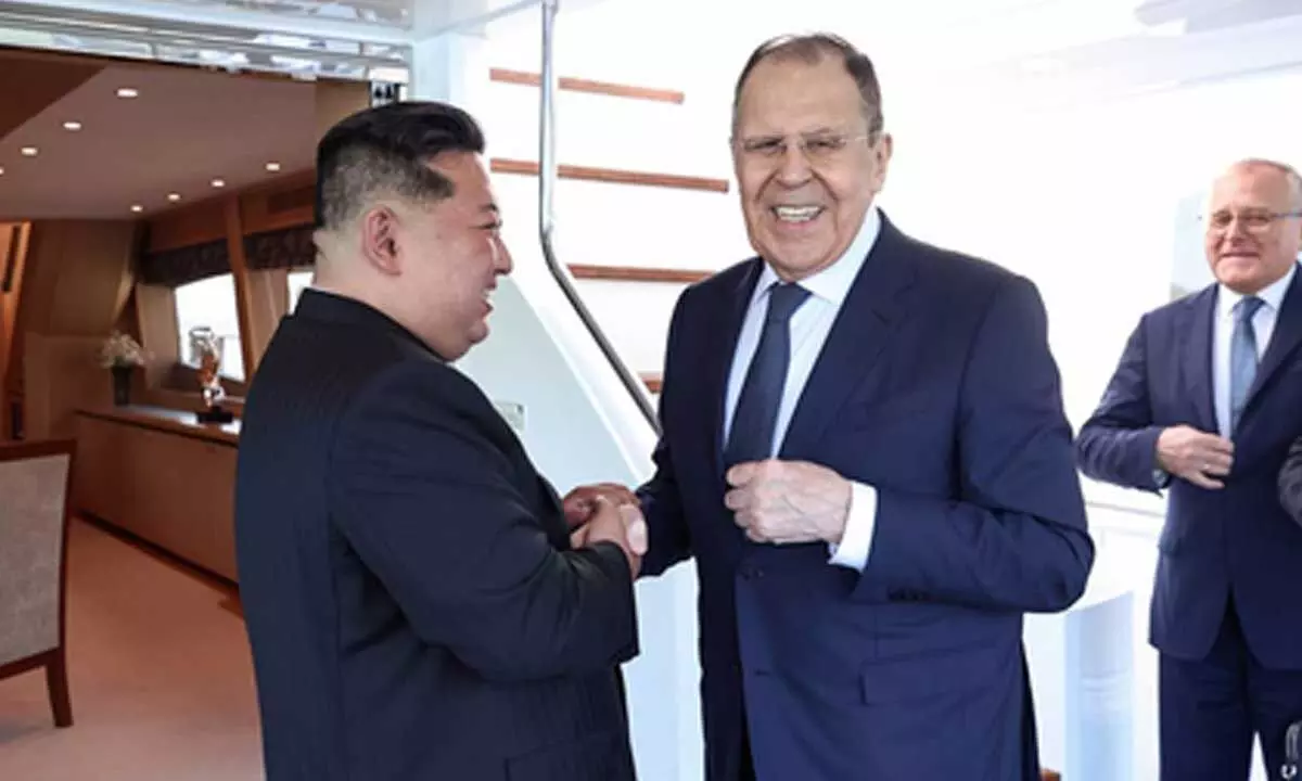 Russias Duma speaker meets North Koreas Kim, conveys Putins greetings: Report Russias Duma speaker meets North Koreas Kim, conveys Putins greetings: Report