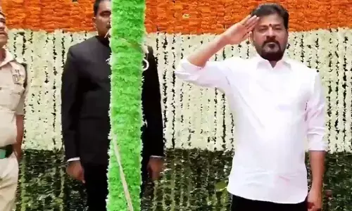 Chief Minister A Revanth Reddys speech highlights at Independence Day celebrations.