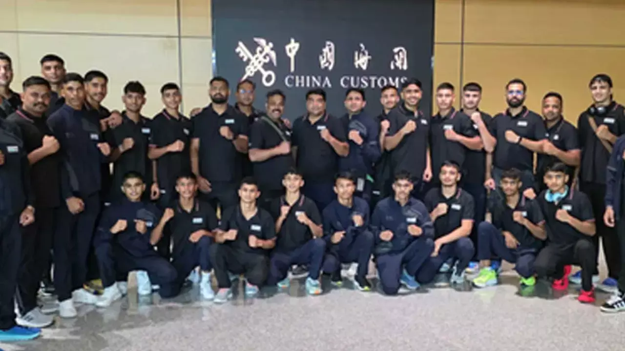 Indian boxers arrive in China for International Youth Boxing Gala