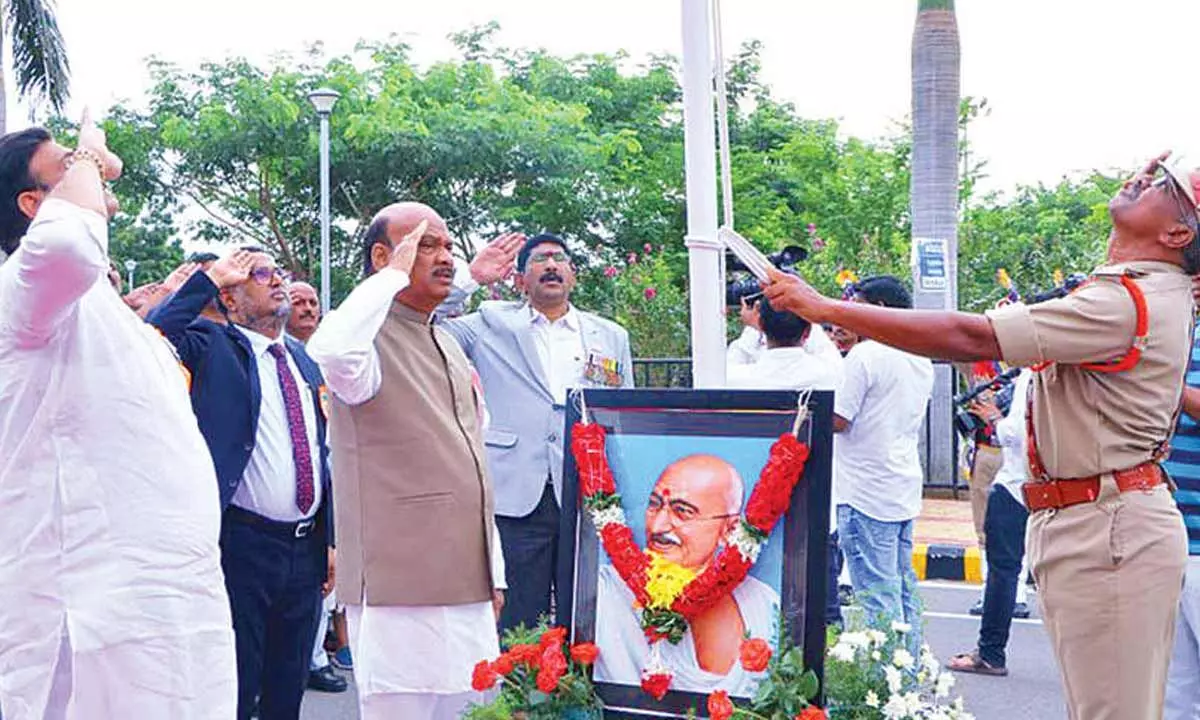 Democracy means efficient governance, says Ayyanna Democracy means efficient governance, says Ayyanna