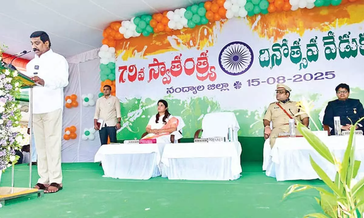 Janardhan launches Stree Shakthi free bus scheme Janardhan launches Stree Shakthi free bus scheme